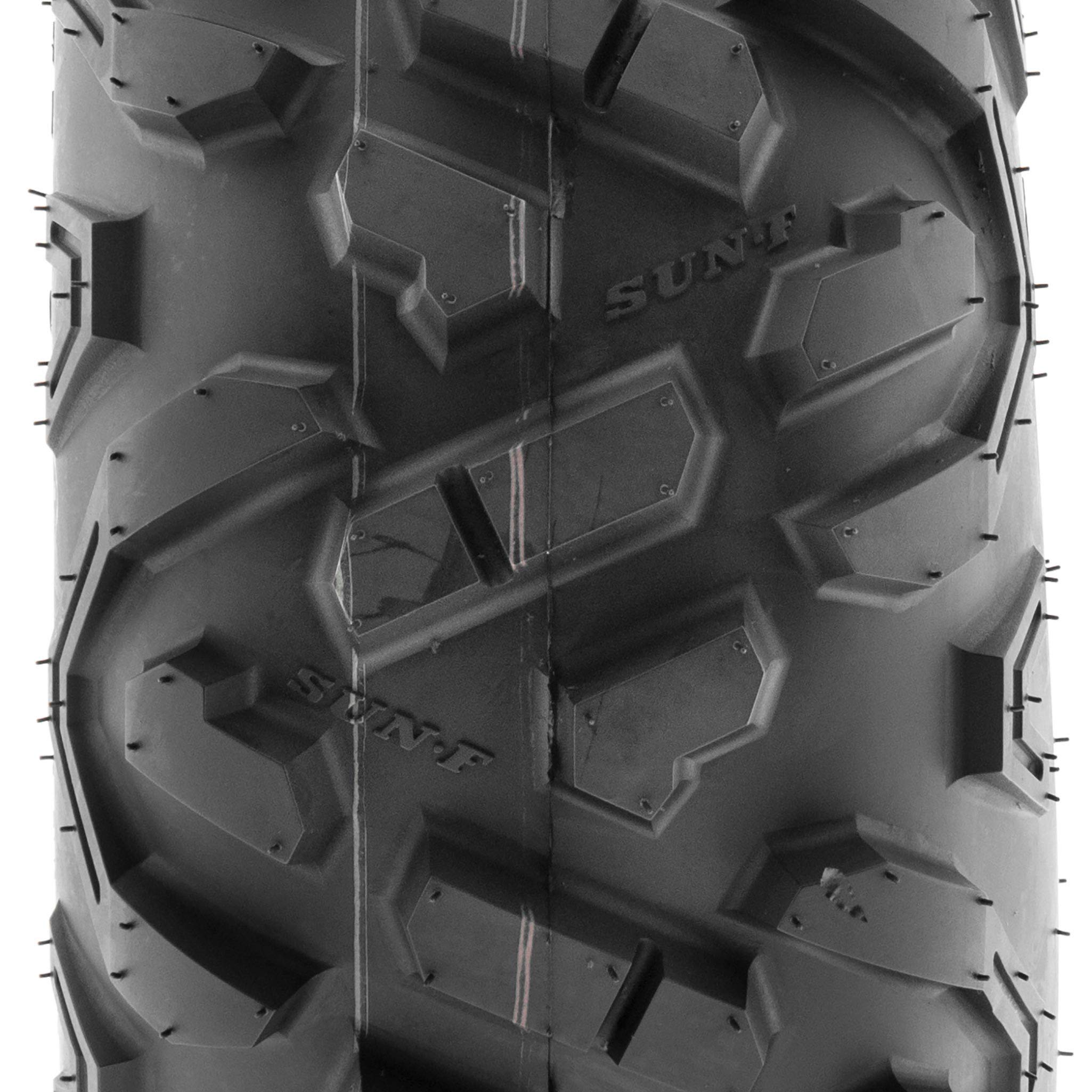 SunF 19x7-8 19x7x8 All Terrain Tires for ATV/UTV - 6 PR Tubeless Off-Road Tires (A051 POWER II) - Perfect for Mud, Sand & Trail Riding