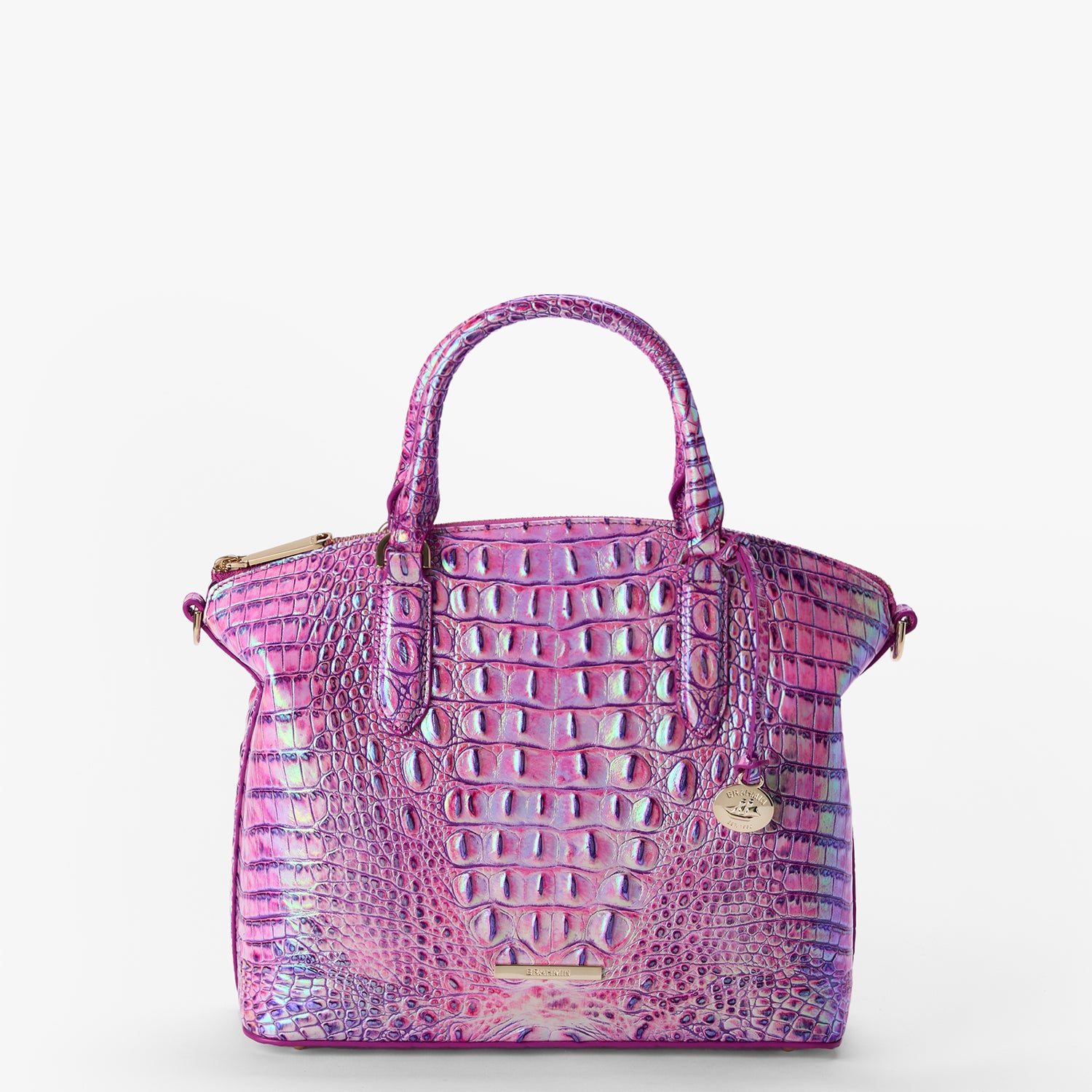 Duxbury Satchel Handbag - Purple Iris Color, Melbourne Collection V4815101327 | Stylish Crossbody Purse for Work, Travel & Everyday Use