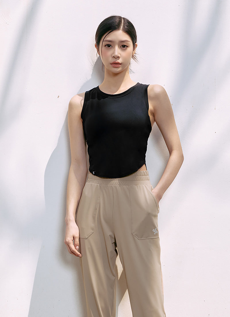 3-Pack XELLA Lightweight Round Neck Sleeveless Tops for Women - Perfect for Summer, Yoga, and Casual Wear