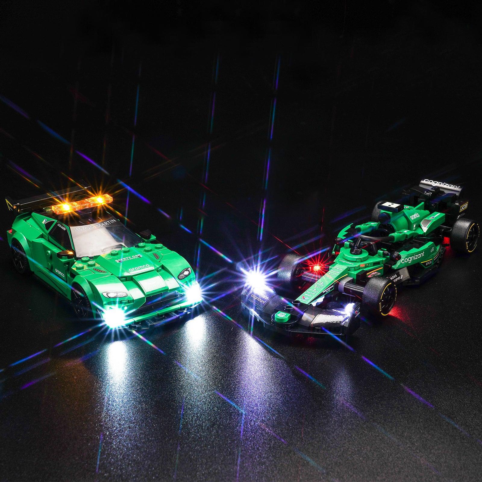 LEGO Aston Martin Safety Car & AMR23 76925 Light Kit - LED Lighting Set for LEGO Models - Perfect for Display & Nighttime Play
