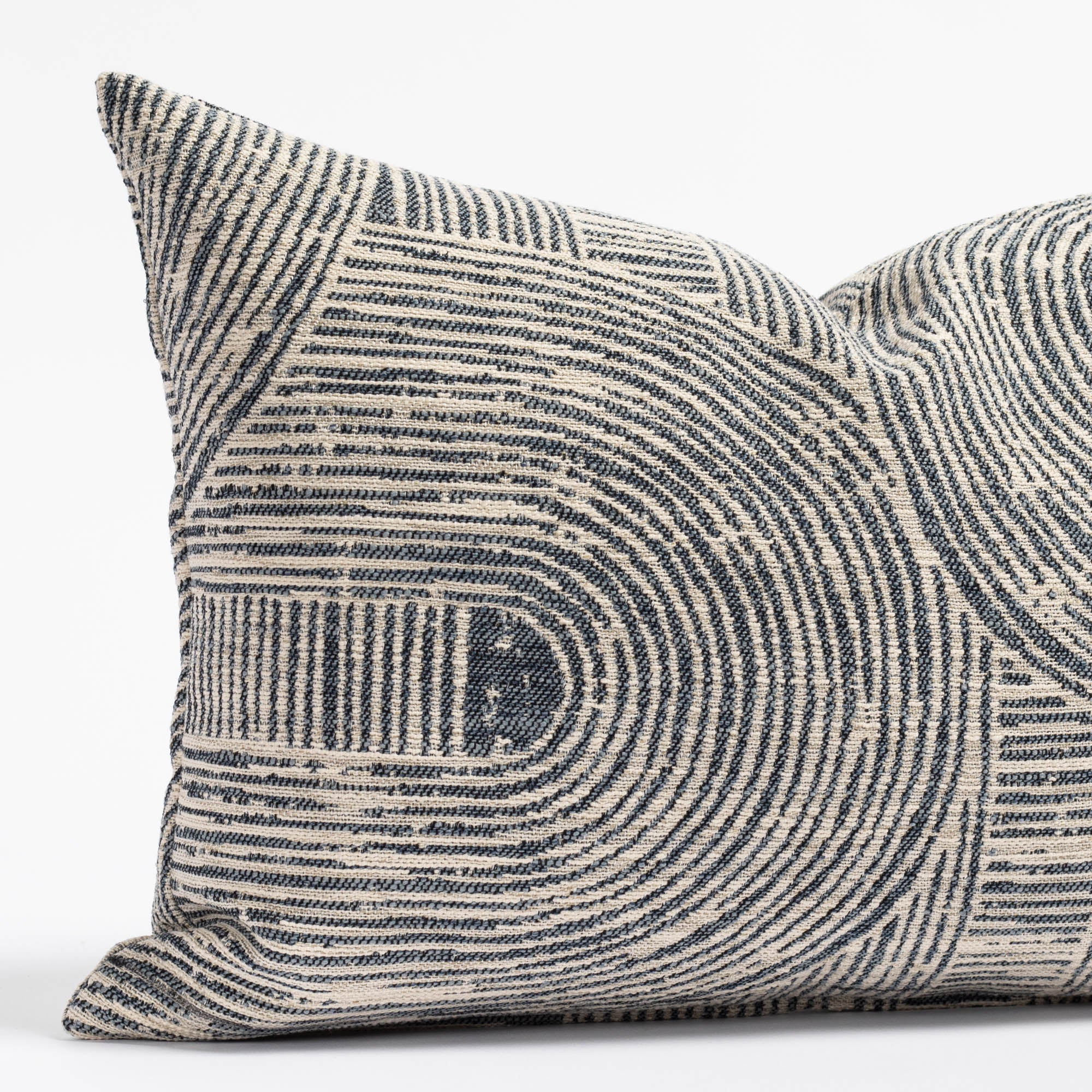 Bayside 14x20 Lumbar Pillow for Sofa & Bed - Indigo Blue Decorative Throw Pillow - Perfect for Living Room, Bedroom, Office & Home Decor
