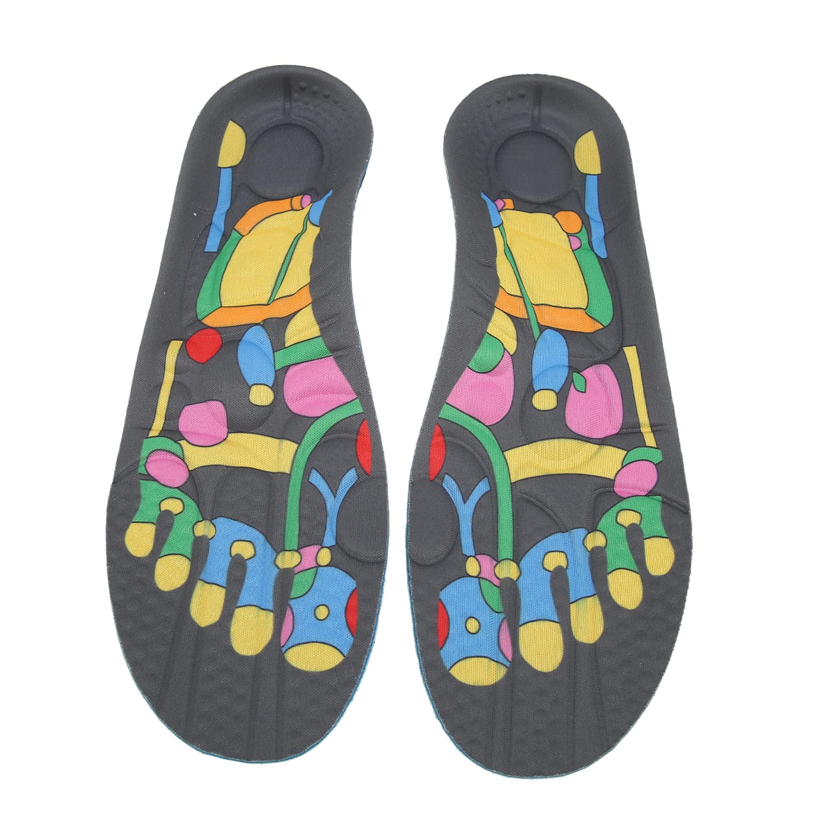 Breathable Washable Magnetic Therapy Shoe Insoles for Men & Women - Plantar Fasciitis Relief & Foot Support - Perfect for Running, Walking & Work (Size S)