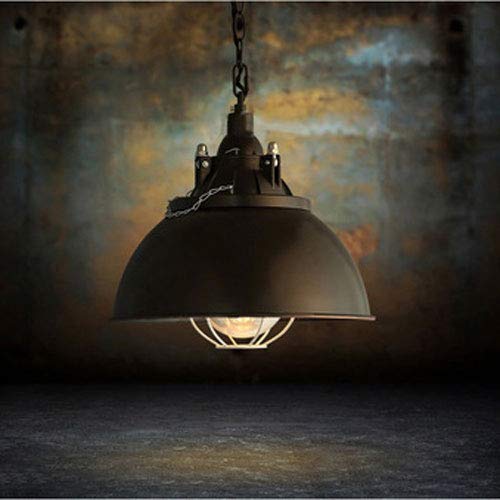 Modern LED Chandelier Light Fixture - Industrial Style Metal Iron Pendant Lamp with Art Lampshade for Ceiling, Bar, Garden & Farmhouse Decor - Perfect for Dining Room, Living Room, Bedroom and Outdoor Patio Lighting