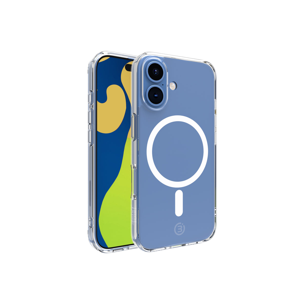 3sixT PureFlex+ MagSafe Compatible Clear iPhone 16 Case - Slim Protective Cover with Military-Grade Drop Protection | Perfect for Work, Travel & Everyday Use