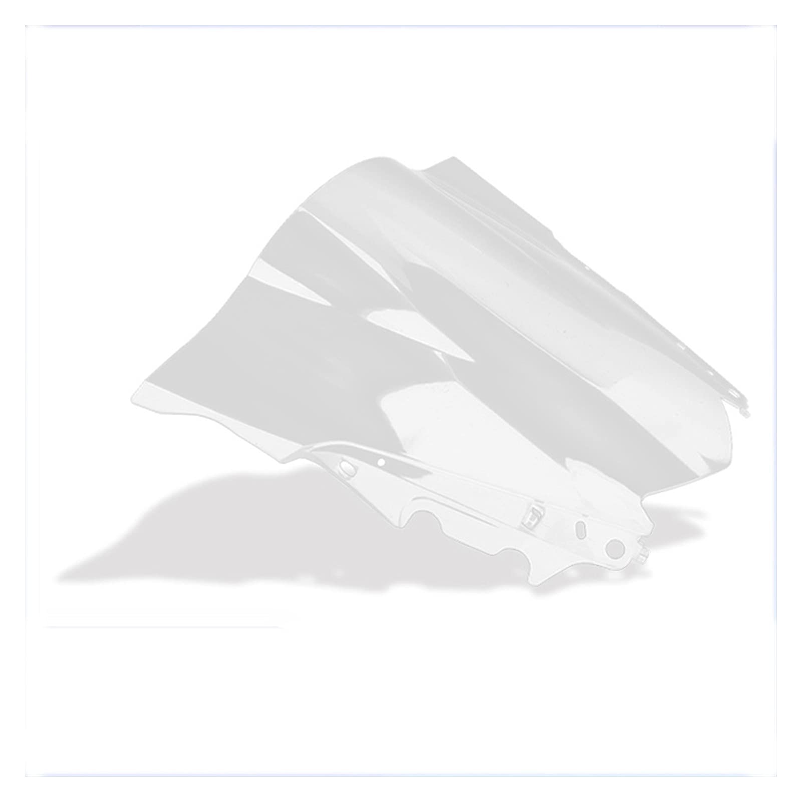 Universal Clear Motorcycle Windshield Wind Deflector for Yamaha YZF-R25/R3 (2013-2016) - Durable Motorbike Windscreen Spoiler for Enhanced Riding Comfort & Wind Protection - Perfect for Highway Cruising & Long-Distance Tours