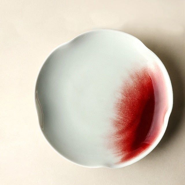 Handmade Ceramic Plates & Bowls Set - Cayenne Style Durable Dinnerware for Home & Restaurant Use - Perfect for Daily Meals, Entertaining Guests & Food Photography