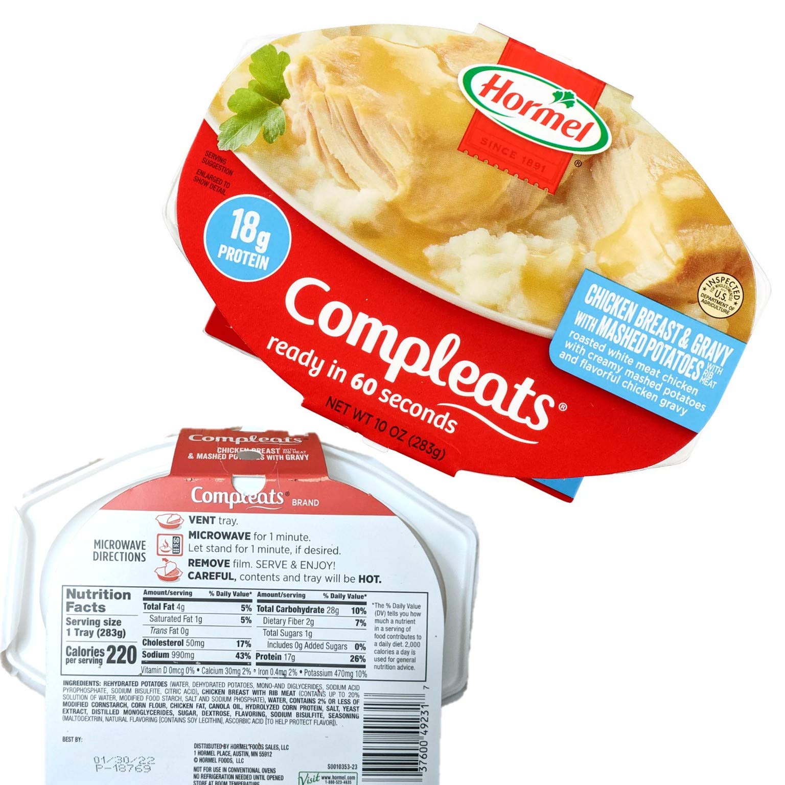 Snack Fun 5-Pack Microwavable Ready-to-Eat Meals Variety Bundle - 60 Second Quick Meals with Free Grocery Shopping List Notepad - Perfect for Office Lunches, College Dorm Meals & Emergency Food Supply