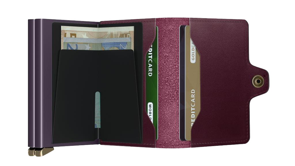 SECRID Premium Twinwallet Dusk - RFID Blocking Leather Wallet for Men & Women | Slim Bifold Credit Card Holder with Money Clip | Perfect for Travel, Business & Everyday Use