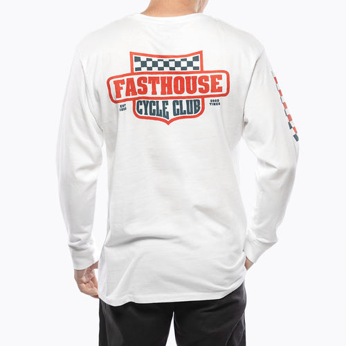Premium Krest Long Sleeve T-Shirt for Men - Soft Cotton Crew Neck Basic Tee - White - Perfect for Casual Wear, Layering & Everyday Comfort