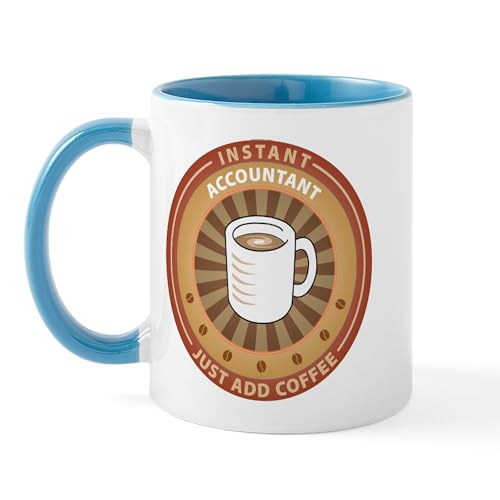 White/Blue Inside - Instant Accountant Mug