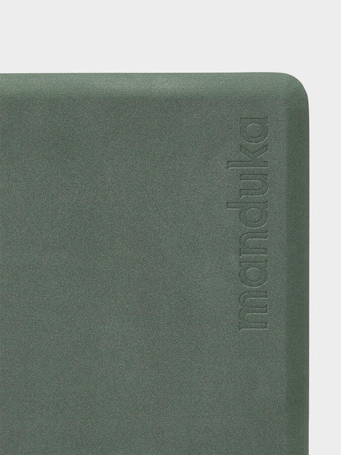 Manduka Recycled EVA Foam Yoga Block - Non-Slip Yoga Brick for Support & Alignment - Ideal for Yoga, Pilates & Meditation at Home or Studio