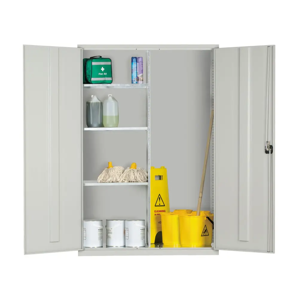 Extra Wide Storage Cupboards - Spacious Organizer for Closet, Kitchen & Garage - Perfect for Home Organization & Decluttering
