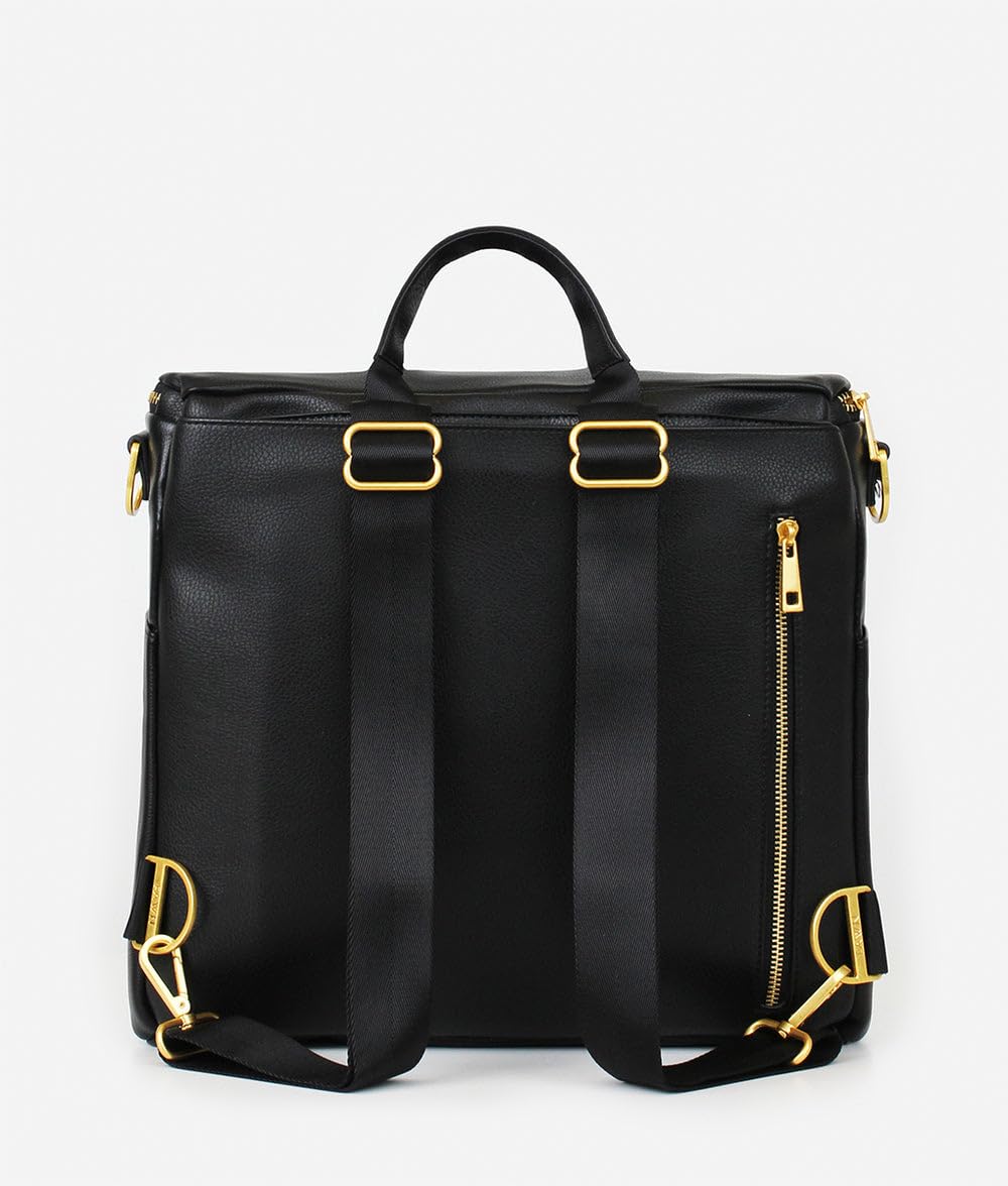 FAWN DESIGN The Original Vegan Leather Diaper Backpack - Large Capacity Baby Bag for Moms | Perfect for Travel, Daycare & On-the-Go Parenting