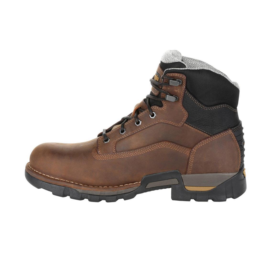 Eagle One Steel Toe Waterproof Work Boots - Men's Safety Shoes for Construction, Warehouse & Outdoor Work - Slip Resistant & Comfortable