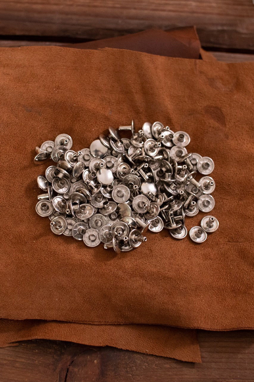 Hollow Rivet KØ11.0 x L8.0 mm Iron/Nickel - Heavy Duty Fasteners for Metalworking, Automotive & Industrial Applications