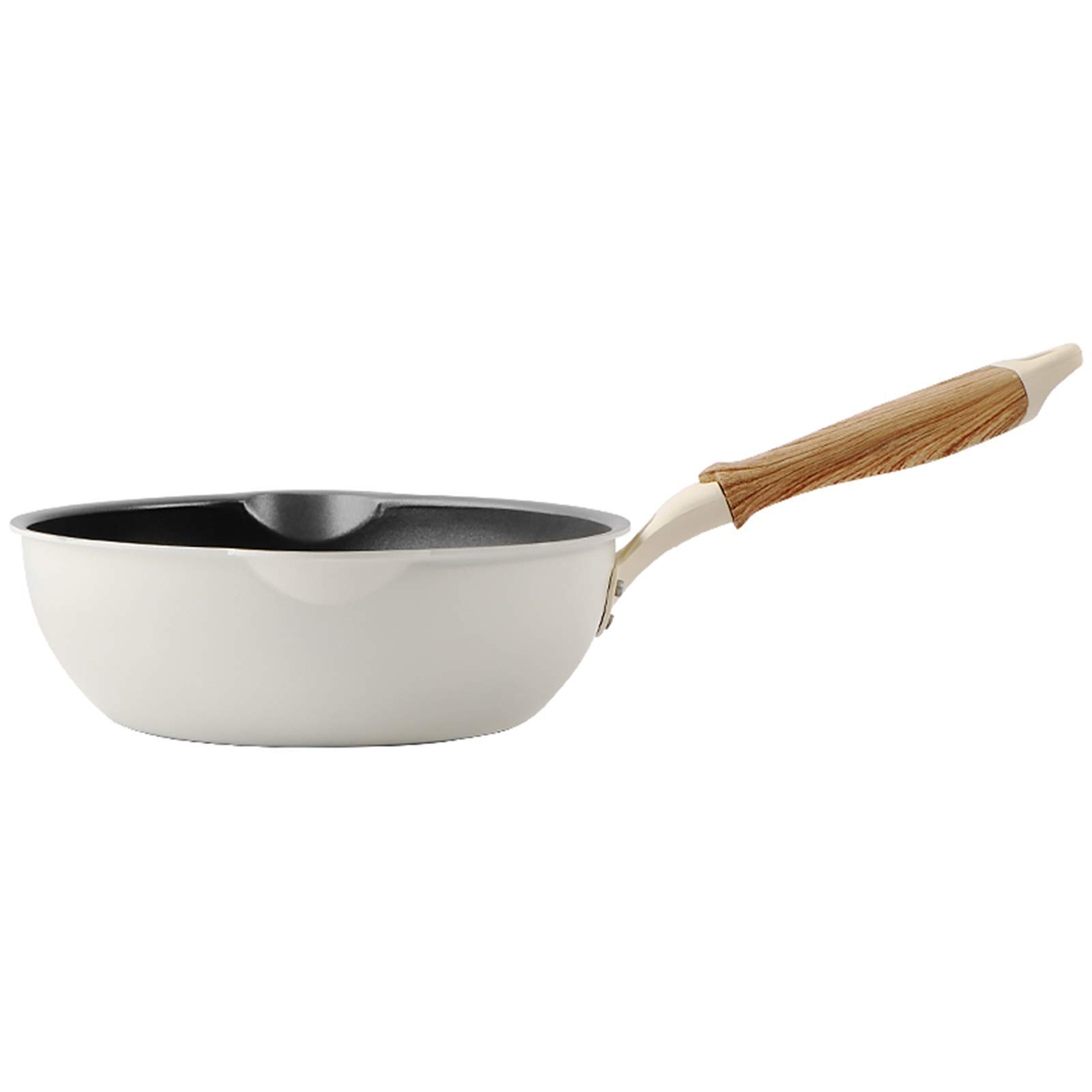 Chef's Classic Non-Stick Frying Pan - Induction & Gas Compatible Maifan Stone Round Bottom Skillet - Perfect for Home Cooking, Sautéing & Frying (Size B)