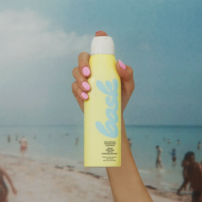 Bask SPF 50 Sunscreen Spray - Non-Aerosol, Water Resistant, Broad Spectrum UVA/UVB Protection for Outdoor Activities, Beach & Sports