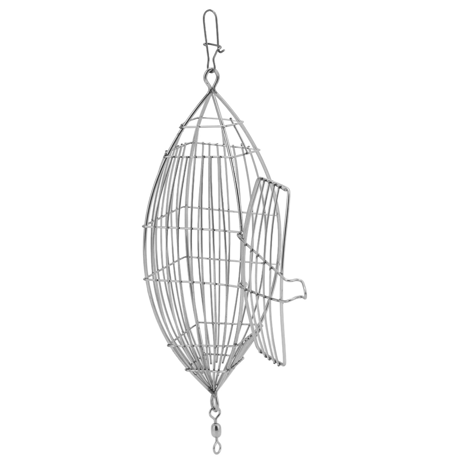 **SUNGOOYUE Stainless Steel Fishing Bait Cage – Durable Carp Fishing Trap Basket & Lure Holder for Shrimp, Crab & Fish Baits – Perfect for Freshwater & Saltwater Fishing**