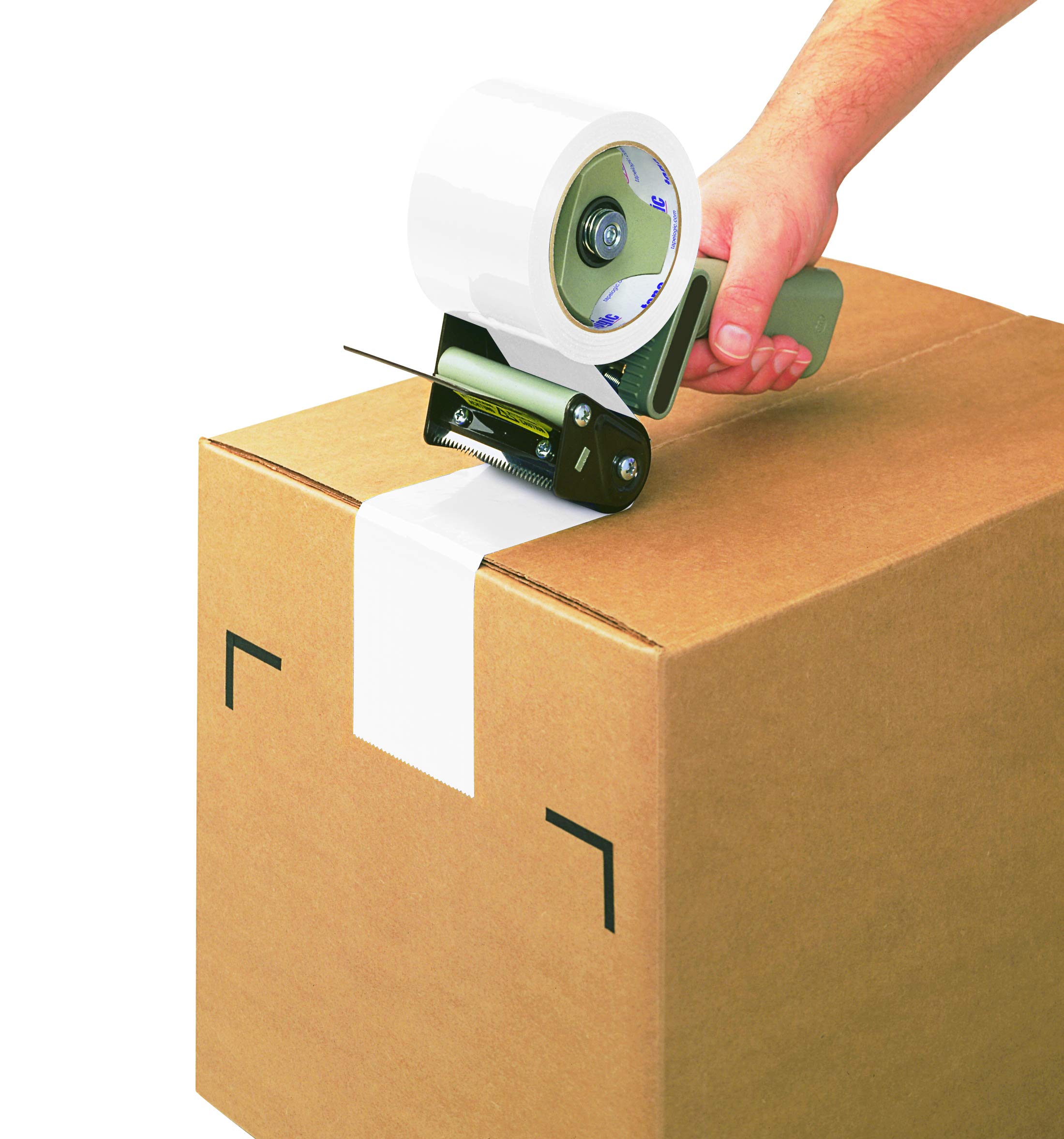 Aviditi 2 Inch x 110 Yard Heavy Duty Packing Tape - 2.2 Mil White Colored Shipping Tape (36 Pack) - Ideal for Moving Boxes, Ecommerce Packaging, Office Supplies & Home Organization