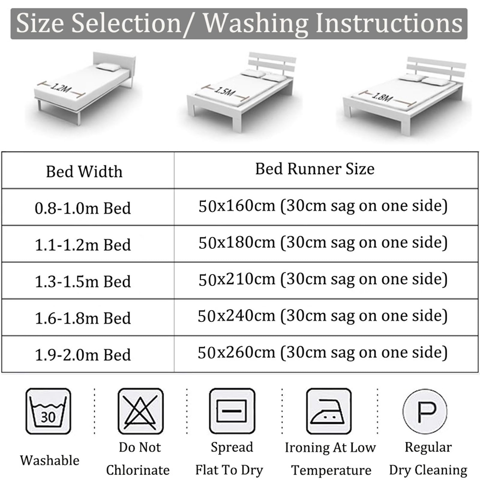 Luxury Patchwork Bed Runner - Premium King Size Bed Throw (180x50cm) for Hotel Decor, Foot of Bed & Home Styling - Elegant Bed Scarf for Master Bedroom & Guest Room