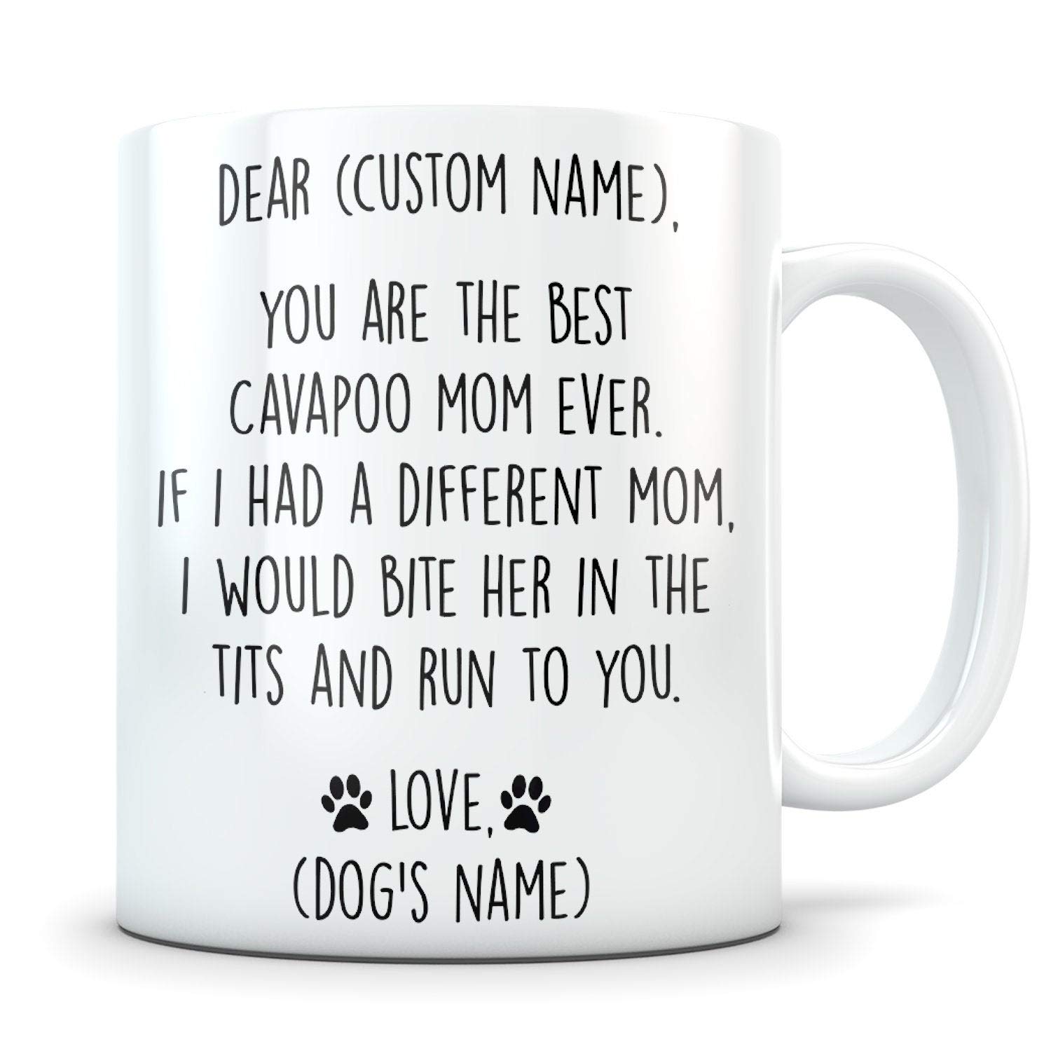 **Cavapoo Lover Gifts for Women - Cute Cavapoo Dog Mom Mug - Perfect for Coffee, Tea & Hot Chocolate - Ideal Gift for Cavapoo Owners & Dog Lovers**
