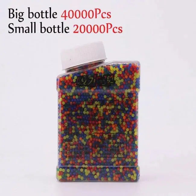 600,000Pcs 9-11mm Mixed Size Gel Balls with Bottles for Gel Blaster, Splat Ball Guns & Outdoor Shooting Games - Perfect for Backyard Battles, Team Competitions & Tactical Training