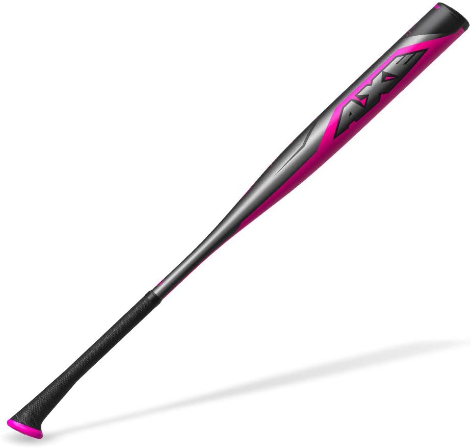 New Baden L136F 28/16 AXE Fastpitch Softball Bat - Danielle Lawrie Signature Model in Purple & White | Perfect for Competitive Fastpitch Games & Training