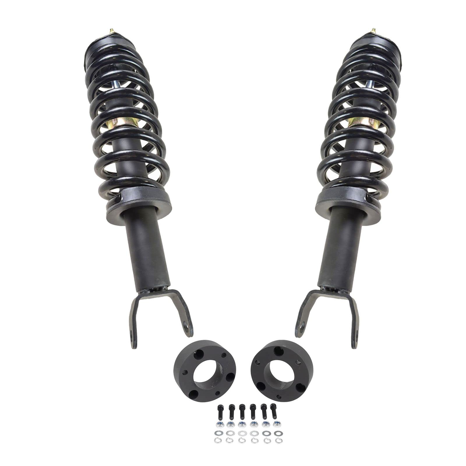 Front Strut & Coil Spring Assembly Set - Pair for 06-08 Dodge Ram 1500 (Driver & Passenger Sides) | Heavy-Duty Suspension Upgrade for Smooth Off-Road & Towing Performance