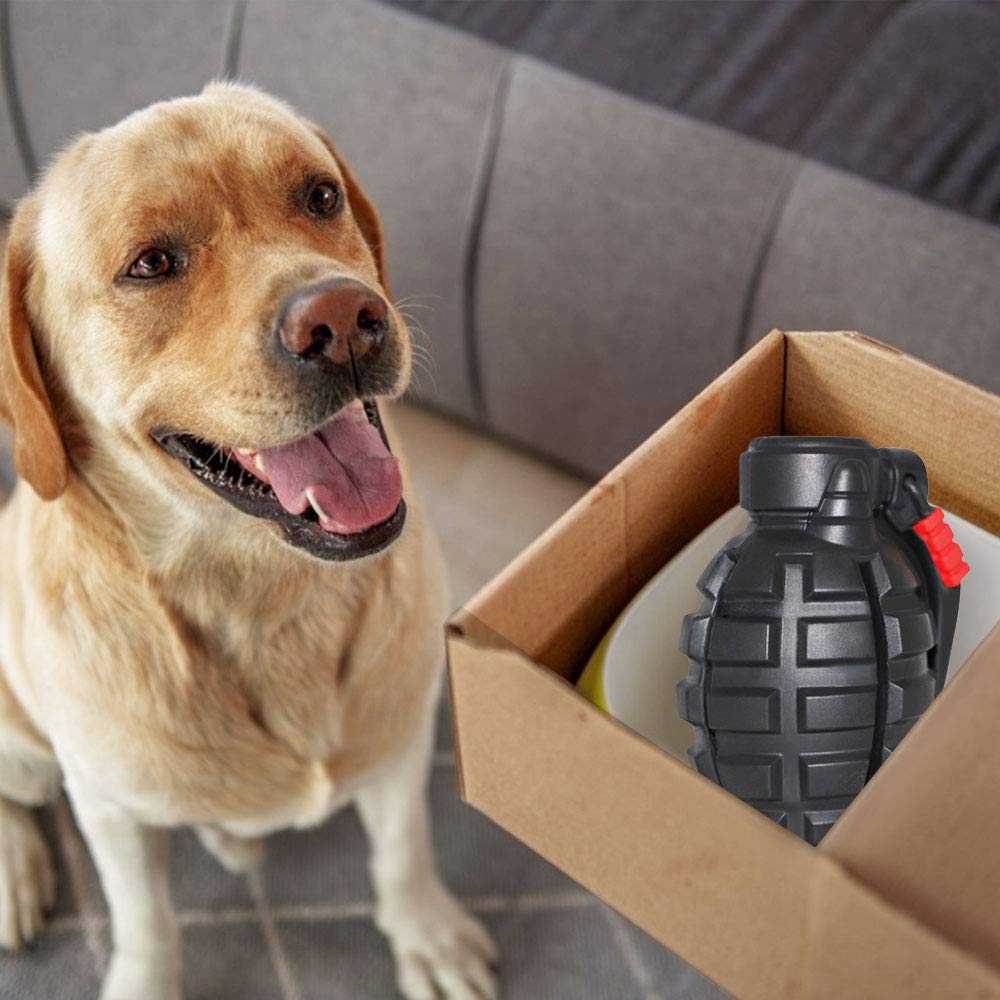 Durable Indestructible Dog Chew Toys for Aggressive Chewers - Non-Toxic Food Grade Dental Pet Toy for Small, Medium & Large Dogs (Black) - Perfect for Teething Puppies, Boredom Relief & Dental Health