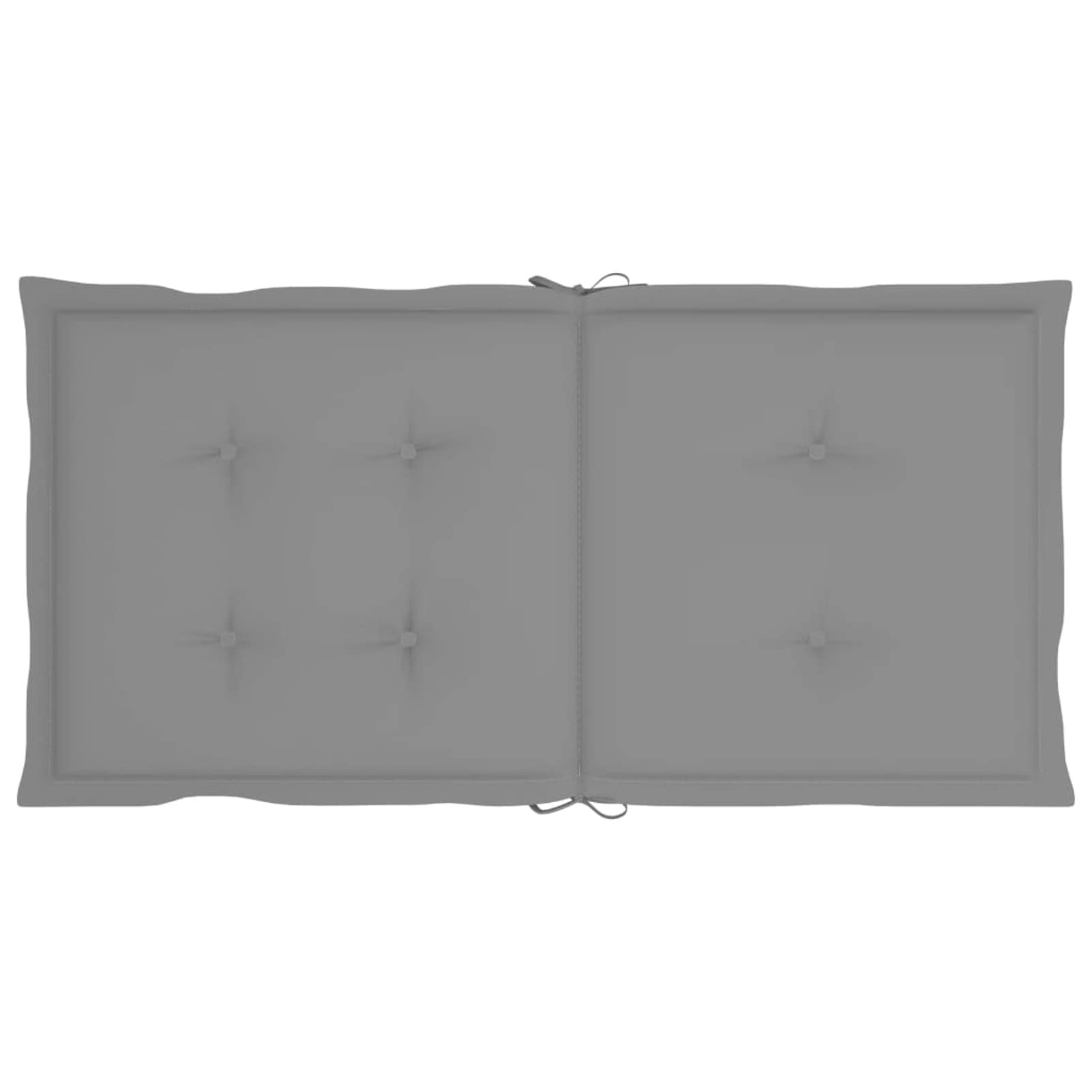 Premium 6-Piece Outdoor Chair Cushion Set - Water-Resistant Gray Patio Seat & Back Cushions (39.4