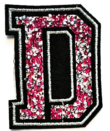 Pink Crystal Letter D