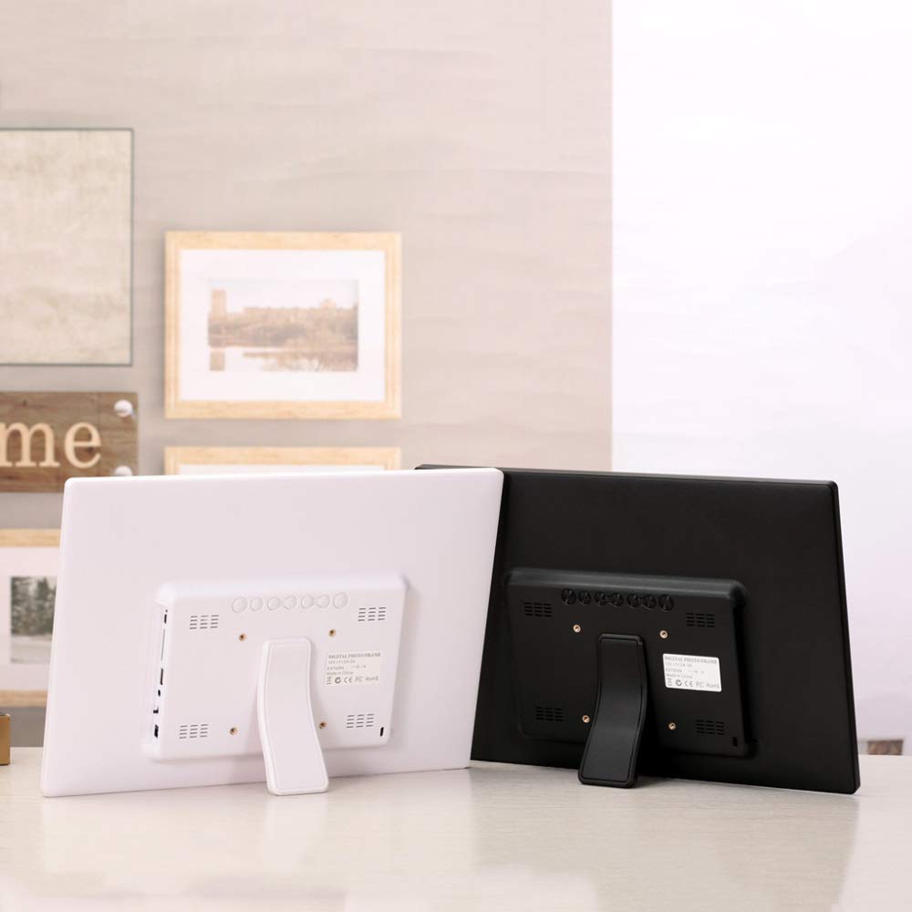 15.4 Inch Digital Picture Frame with 1280x800 HD IPS Screen - Auto On/Off Timer, Music & Video Player, Calendar & Alarm - Perfect for Home, Office & Gift Giving (NSTVVEE)