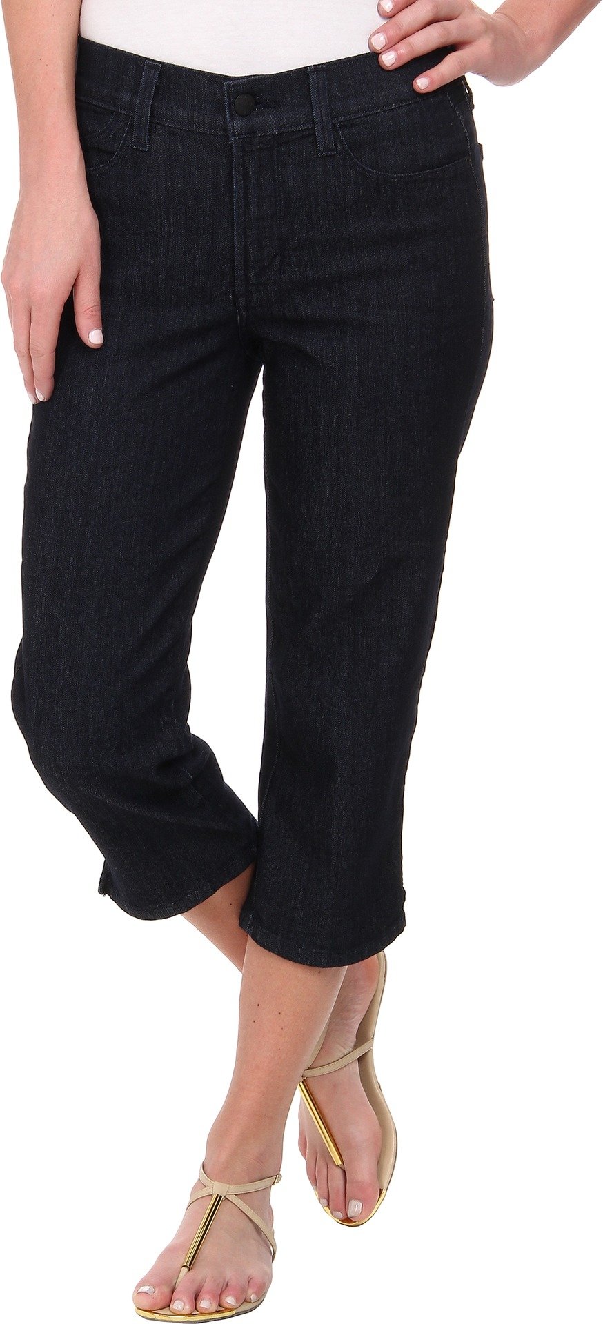 NYDJ Women's Bella Crop Jeans - High Waisted Slim Fit Stretch Denim Pants for Casual Wear & Everyday Comfort | Perfect for Work, Weekend Outings and Travel