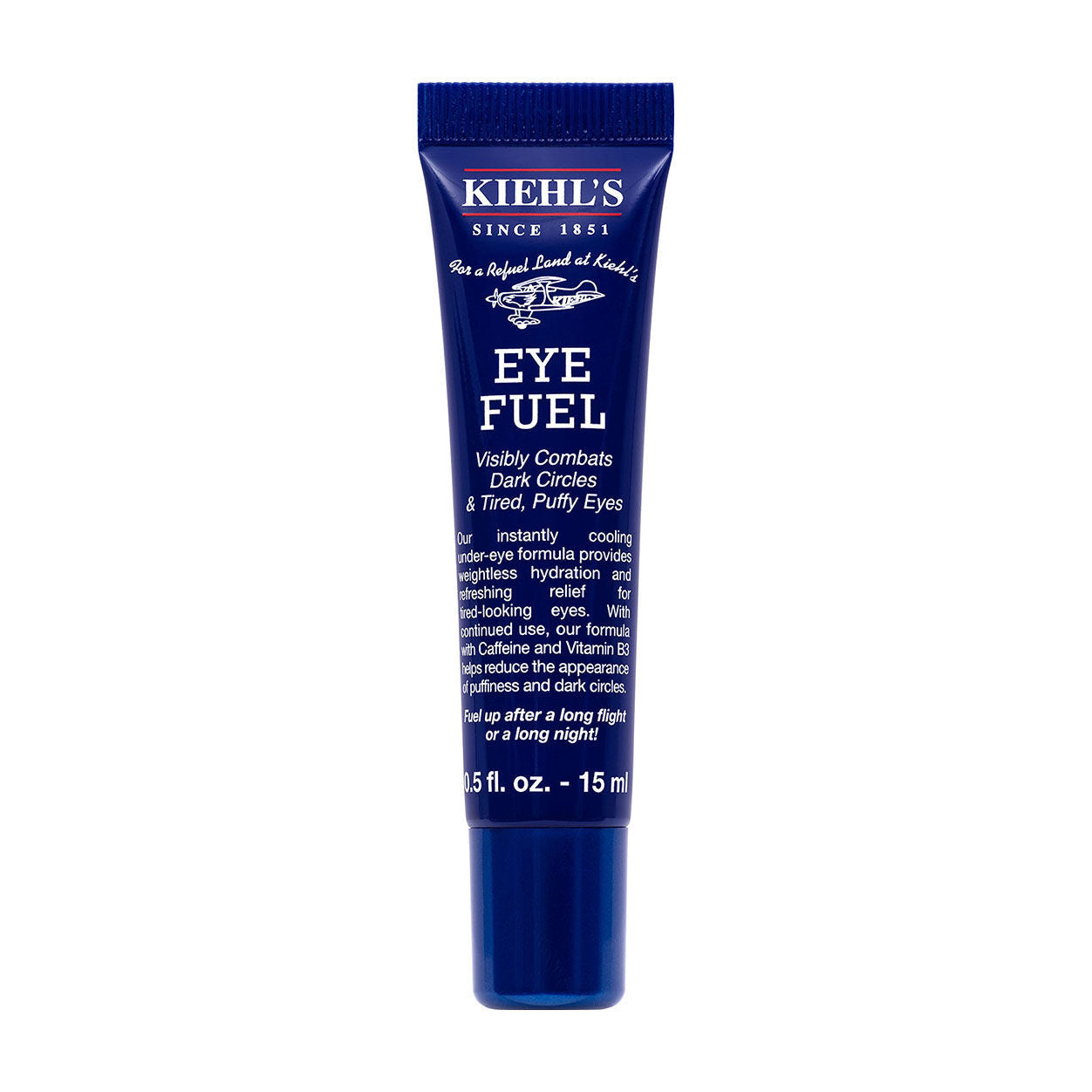 Kiehl's Since 1851 Eye Alert 2 Eye Cream - Dark Circle & Puffiness Treatment - Brightening & Hydrating Under Eye Care for Men & Women - Perfect for Morning Routine & Travel Skincare