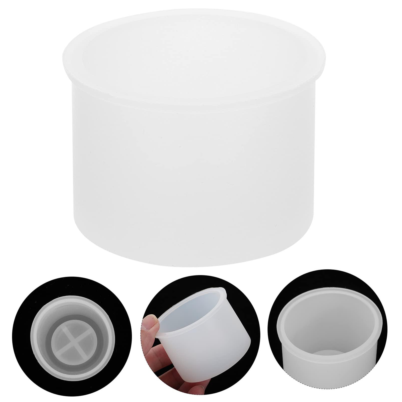 Premium Silicone Candle Molds for DIY Candles, Soap, Chocolate & Fondant - Reusable Candle Holder Molds for Handmade Crafts, Home Decor & Wedding Centerpieces