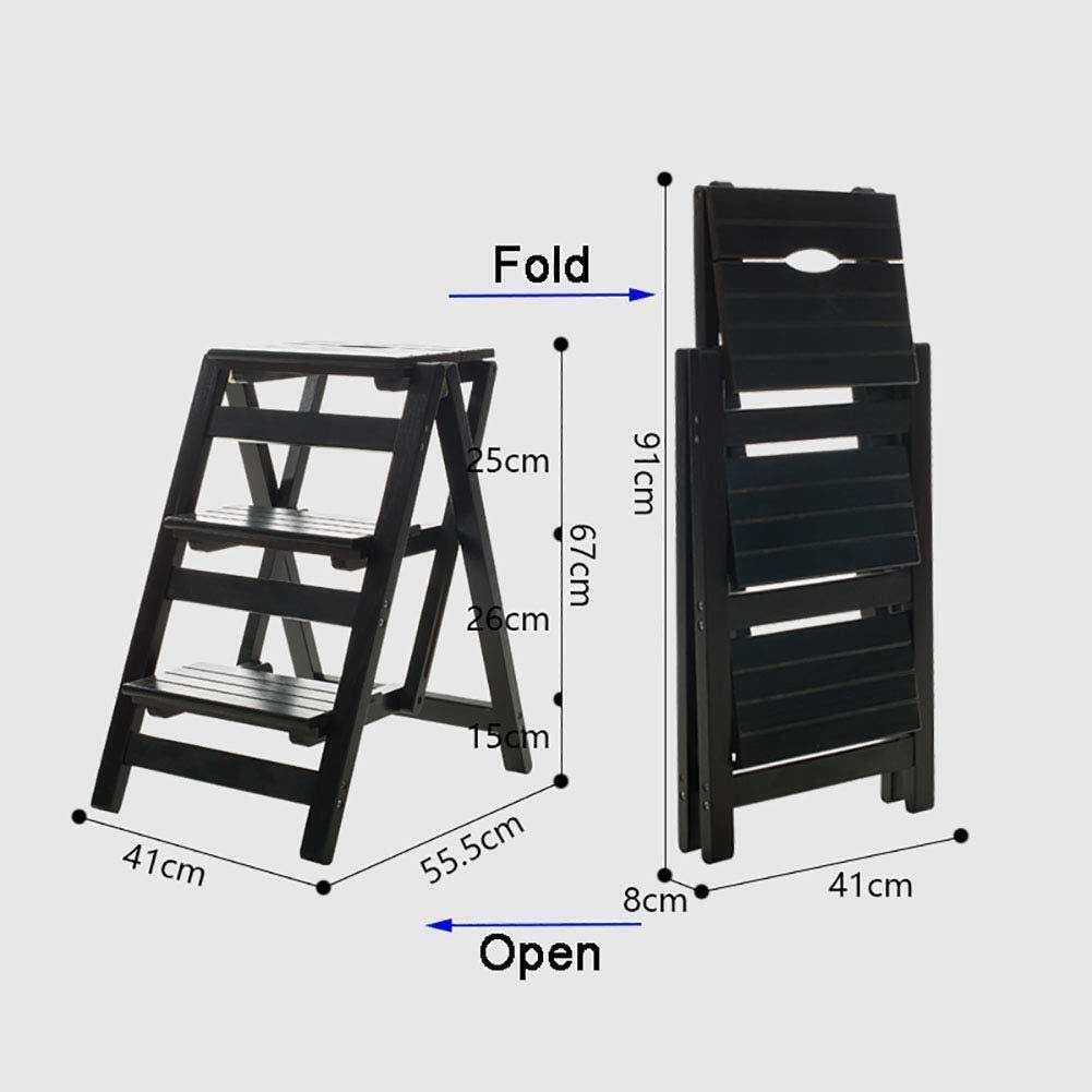 3-Step Foldable Step Stool for Home, Multifunctional Climbing Stool with Non-Slip Surface - Perfect for Kitchen, Bathroom, Bedroom, and Kids' Safe Climbing