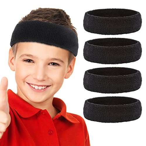 Yolev Kids & Adults Athletic Headbands - Sweatbands for Basketball, Running, Sports - Breathable & Non-Slip Headbands for Men, Women & Boys
