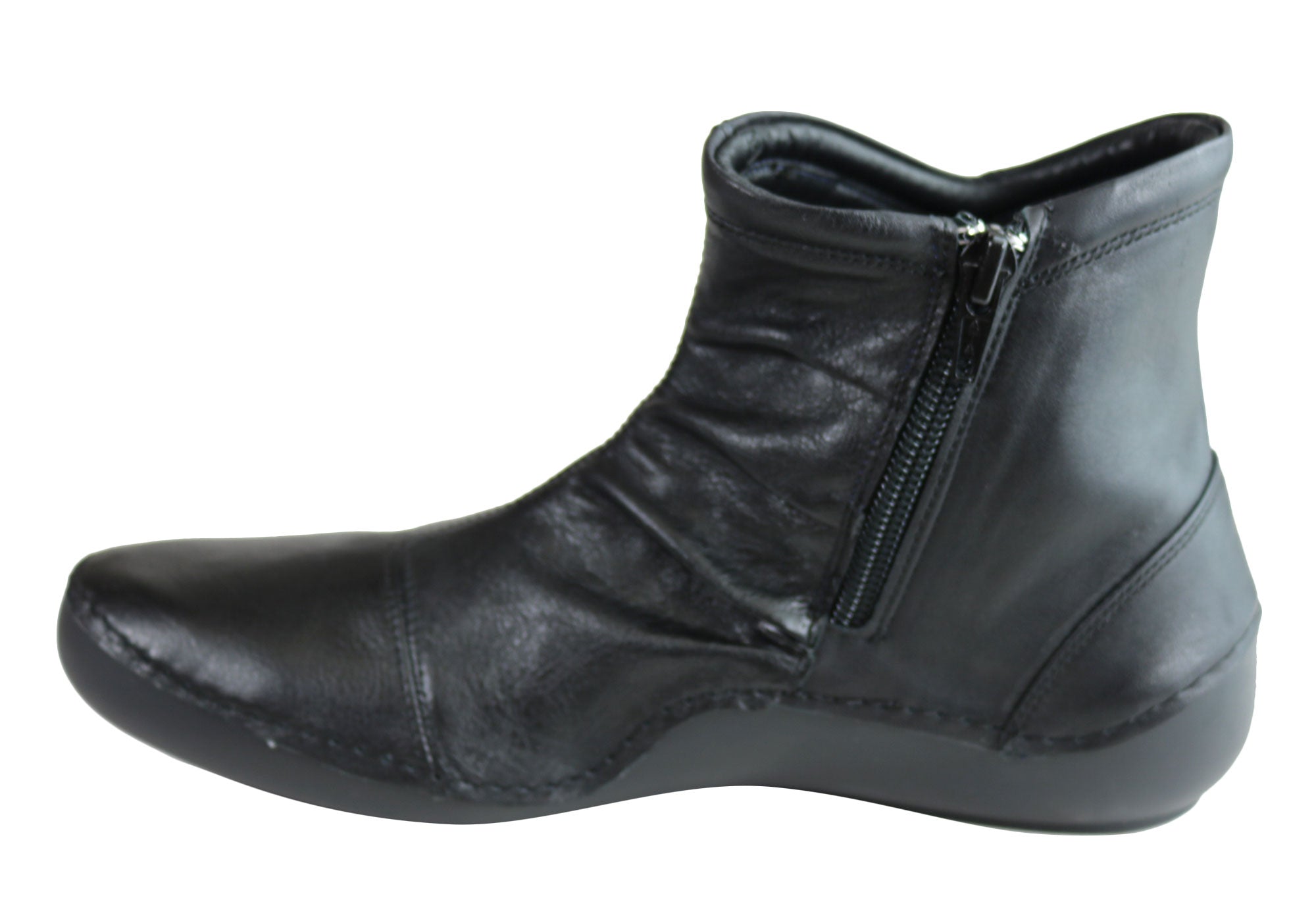Orizonte Cidar Women's Comfortable Soft Leather Ankle Boots - European Style Fashion Shoes for Casual Wear & Outdoor Walking