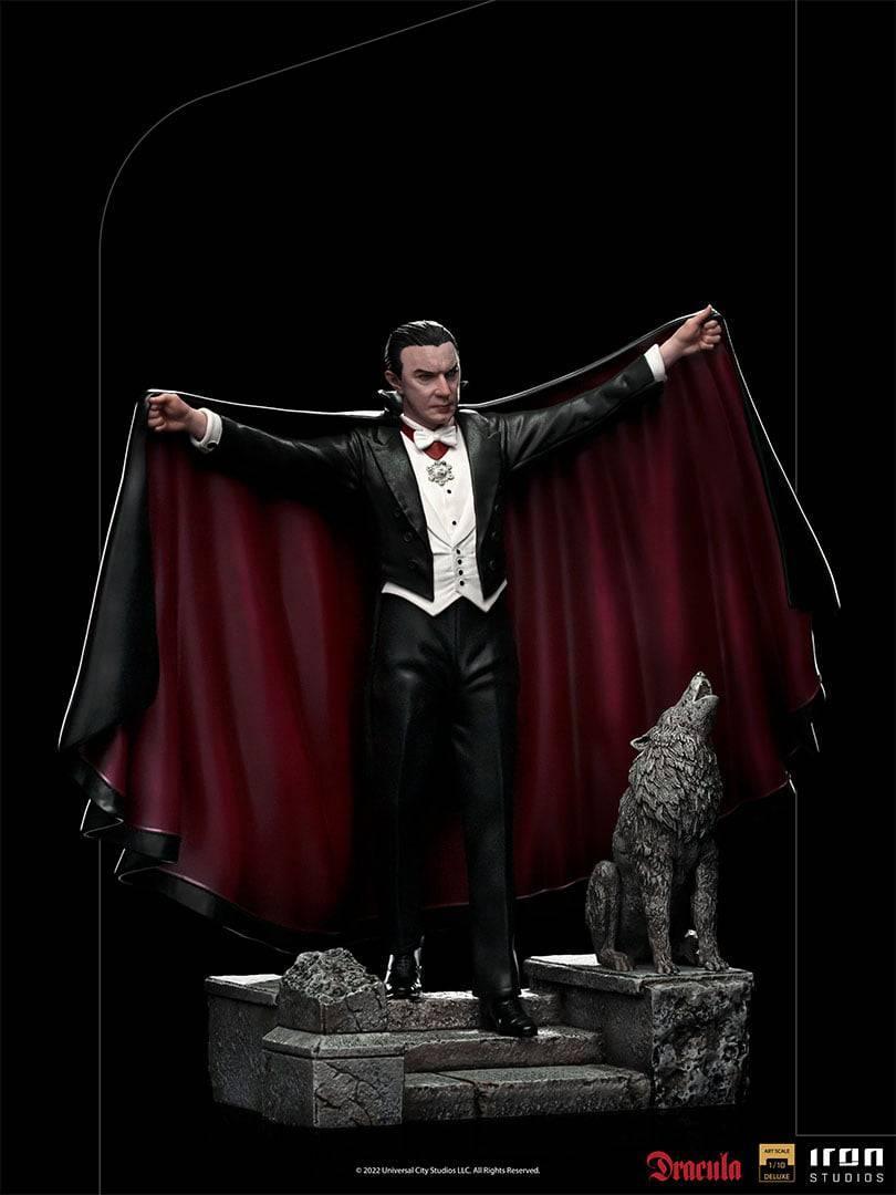 Iron Studios Universal Monsters Dracula Deluxe BDS Art Scale 1/10 Statue - Premium Collectible Figure for Horror Fans & Home Decor