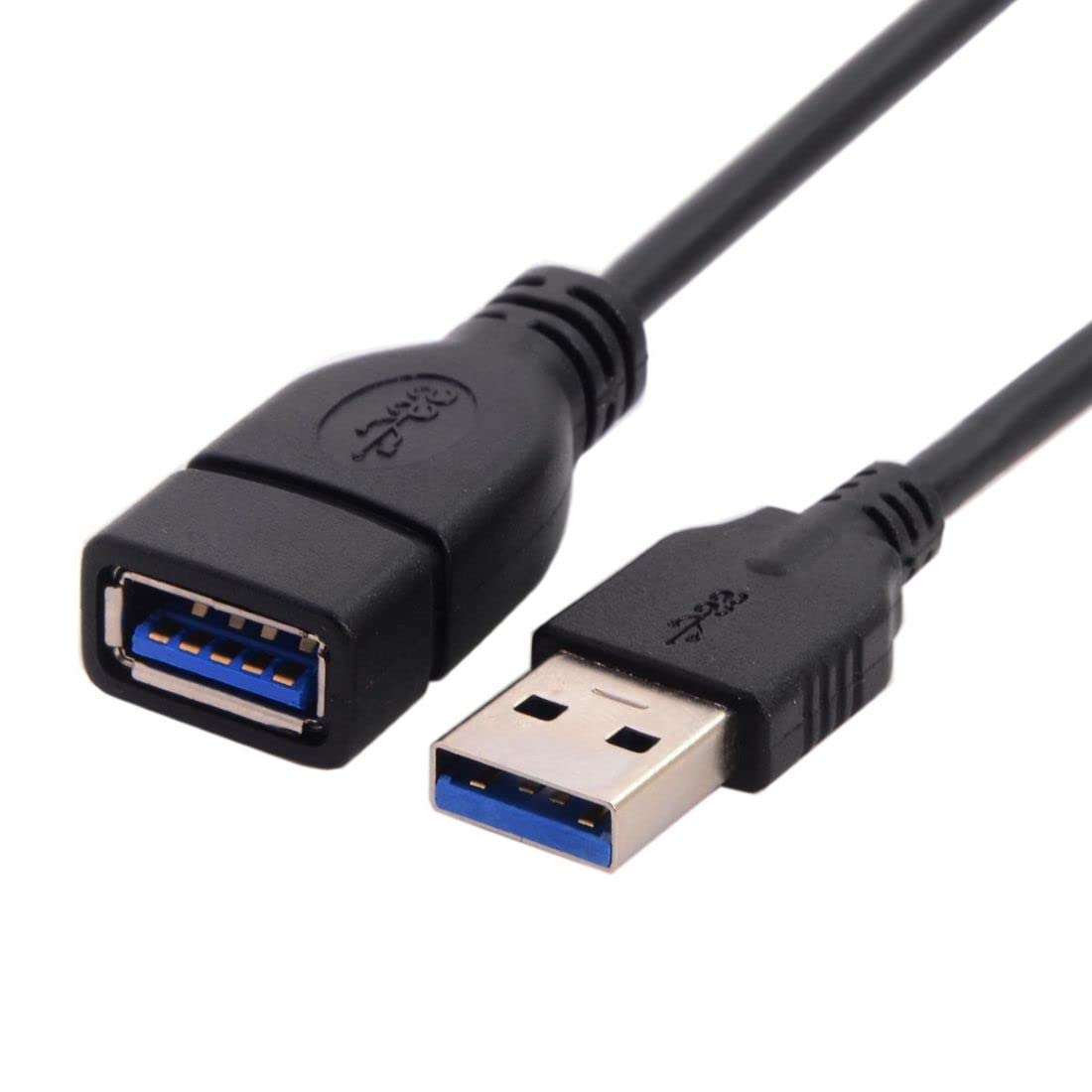 Chenyang USB 3.0 Extension Cable (0.65FT/20cm) - Male to Female High-Speed Data & Power Extension Cord for Mouse, Keyboard, Printer, Webcam | Perfect for Home Office, Gaming Setup & Computer Accessories