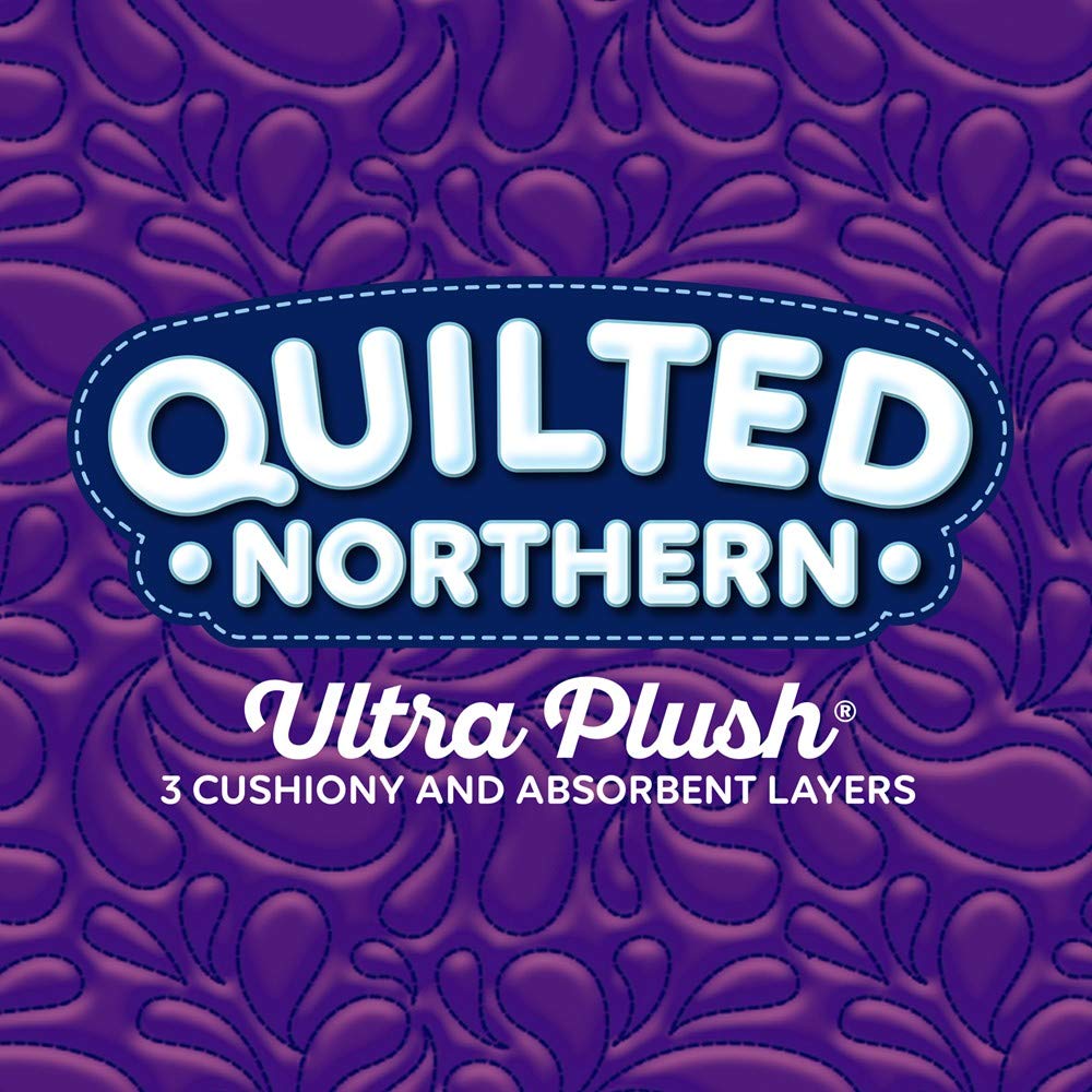 Quilted Northern Ultra Plush Toilet Paper - 12 Double Rolls (Equals 24 Regular Rolls) | Super Soft & Strong Bath Tissue for Home, Office & RV Use