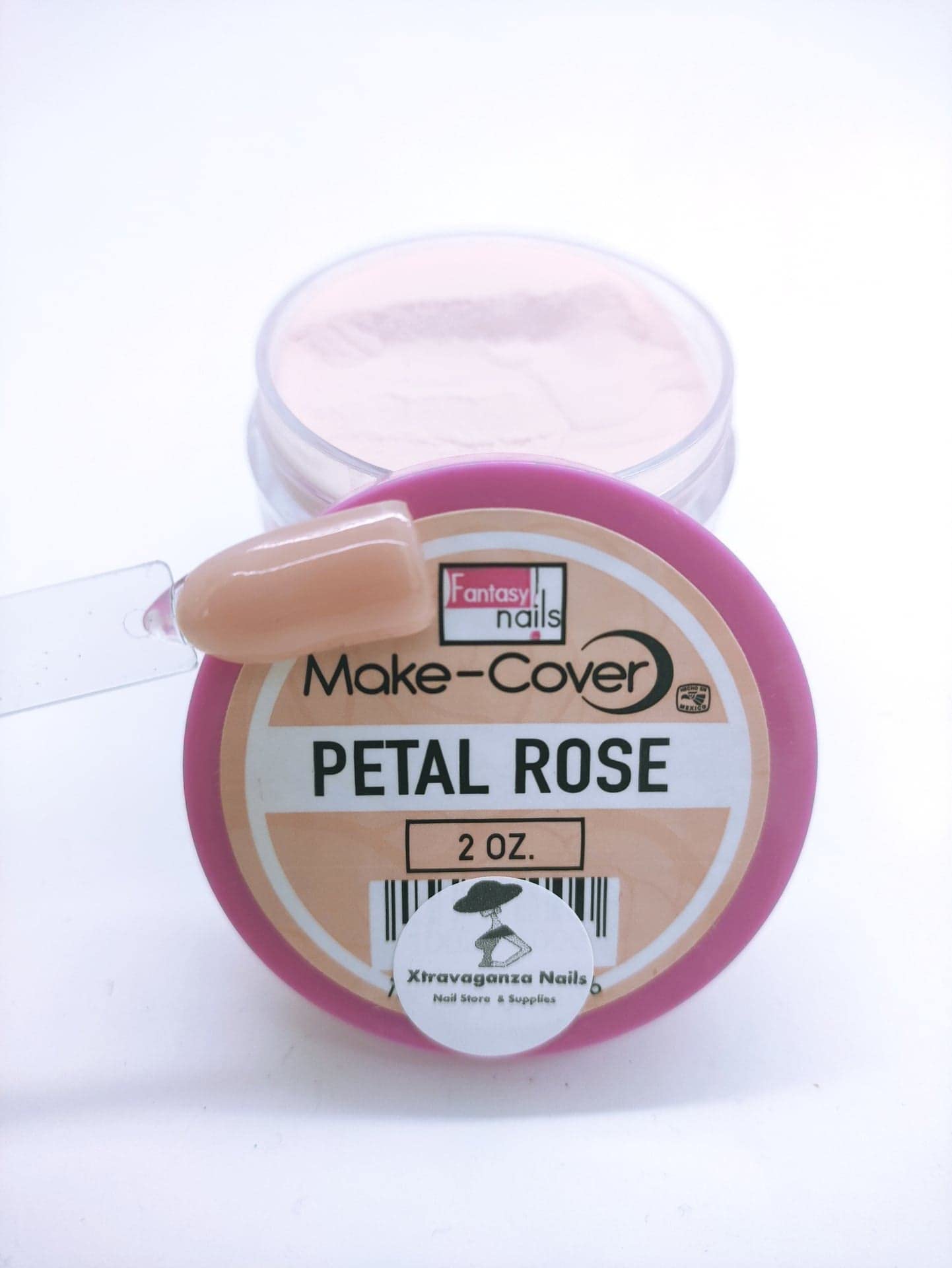 Fantasy Nails Cover 2oz Petal Rose Acrylic Powder for Nail Art & Manicure - Perfect for Salon, DIY Nail Designs & Professional Nail Extensions