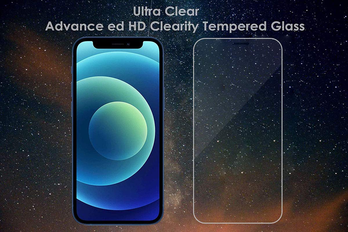 WOW IMAGINE Unbreakable Nano Film Glass Screen Protector for Apple iPhone 12 & iPhone 12 Pro - 2 Pack | Flexible Like Screen Guard, Stronger Than Tempered Glass | Perfect for Everyday Protection & Gaming