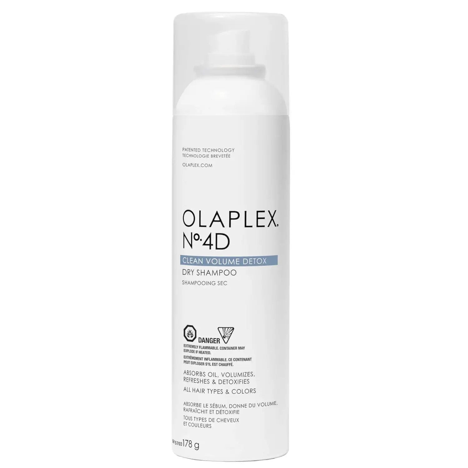 No. 4D Clean Volume Detox Dry Shampoo for Oily Hair - 6.3 oz/178g - Refreshes Hair Instantly Between Washes, Perfect for Travel & Gym