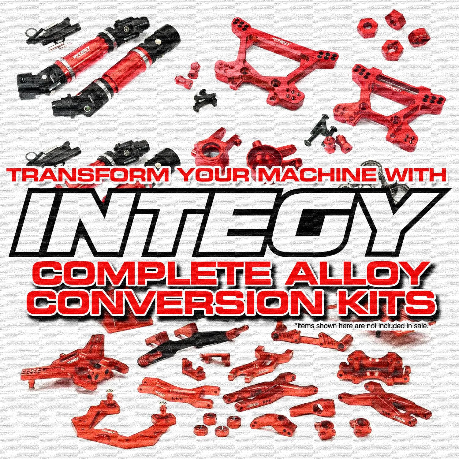 Integy RC Secured Body Clips (4-Pack) with 115mm Connecting Link for 1/10 Scale RC Cars - Durable Fasteners for Off-Road Bashing & Crawler Racing