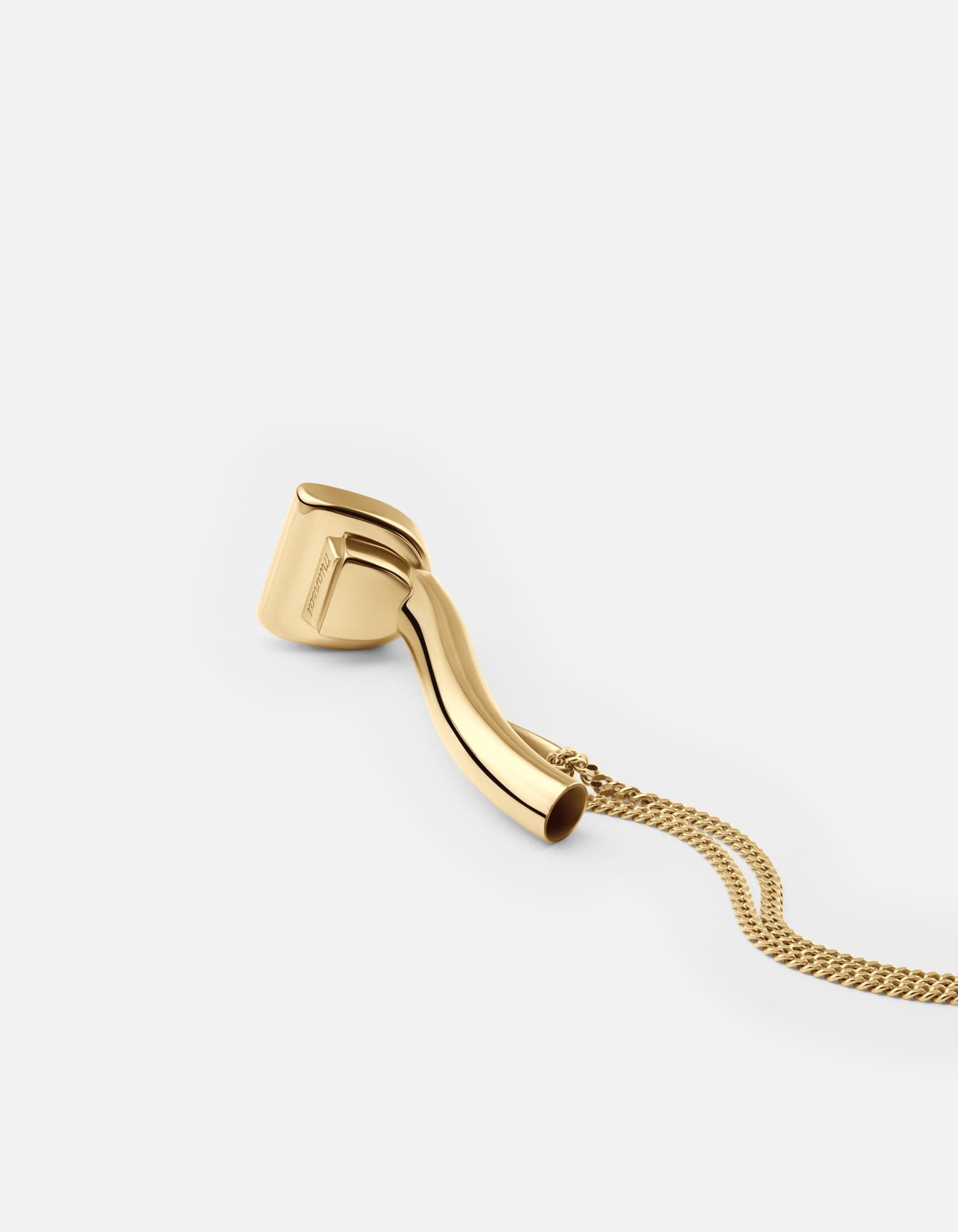 14K Gold Vacuum Straw Pendant Necklace for Women - Elegant Minimalist Jewelry Gift for Birthday, Anniversary & Everyday Wear