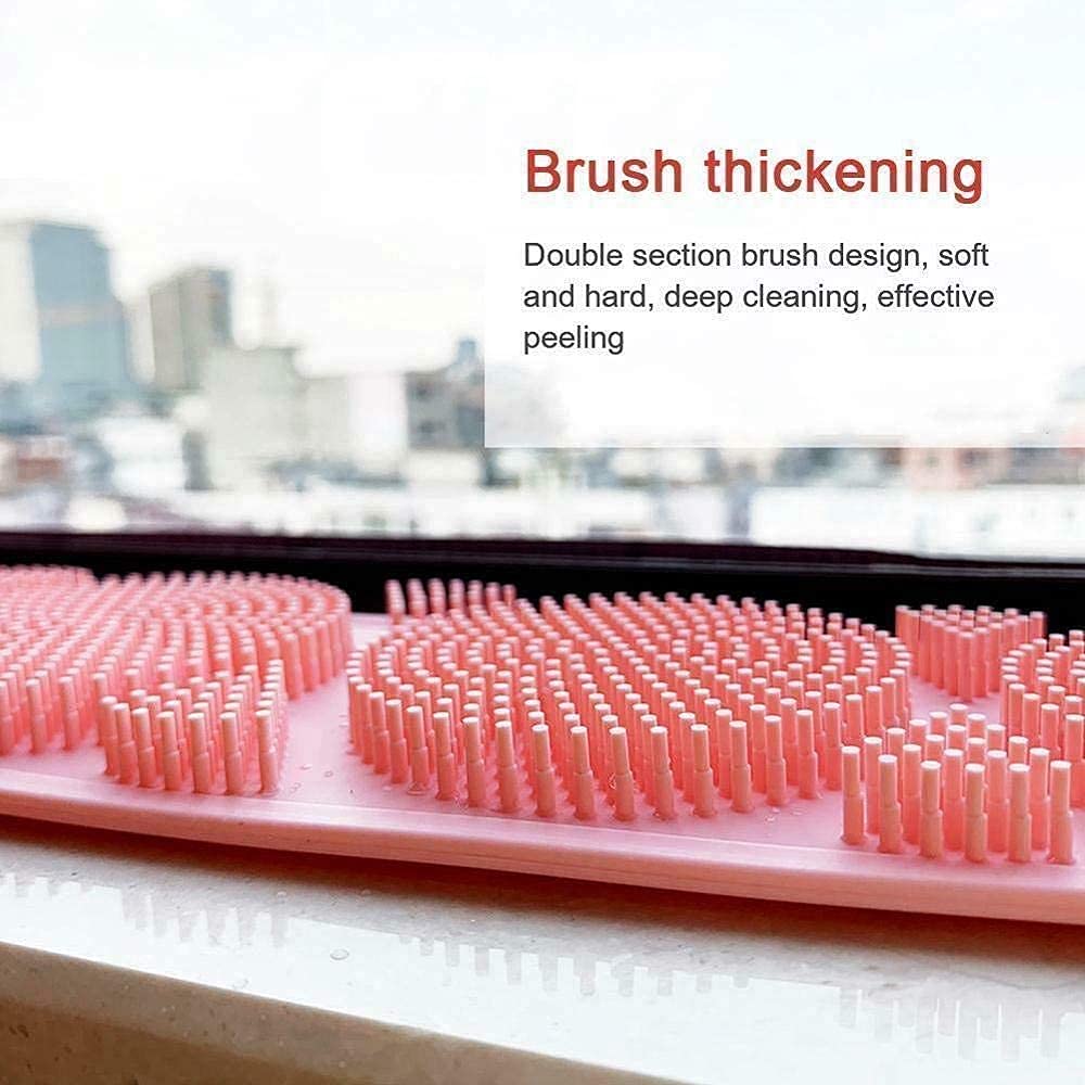 Uptravi Silicone Body Scrubber - Exfoliating Bath & Shower Cleaning Belt for Smooth Skin - Perfect for Spa, Home Use & Gift Ideas