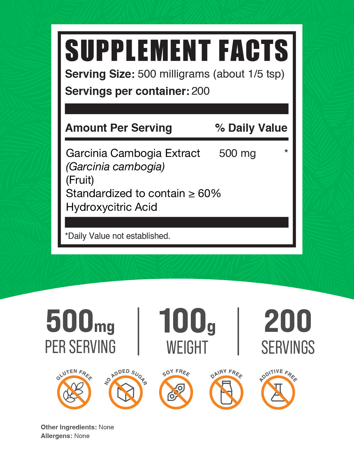 Premium Garcinia Cambogia Extract 60% HCA - Natural Weight Loss Supplement for Fat Burning & Appetite Control - Supports Metabolism Boost & Healthy Digestion - Perfect for Diet Programs & Fitness Routines