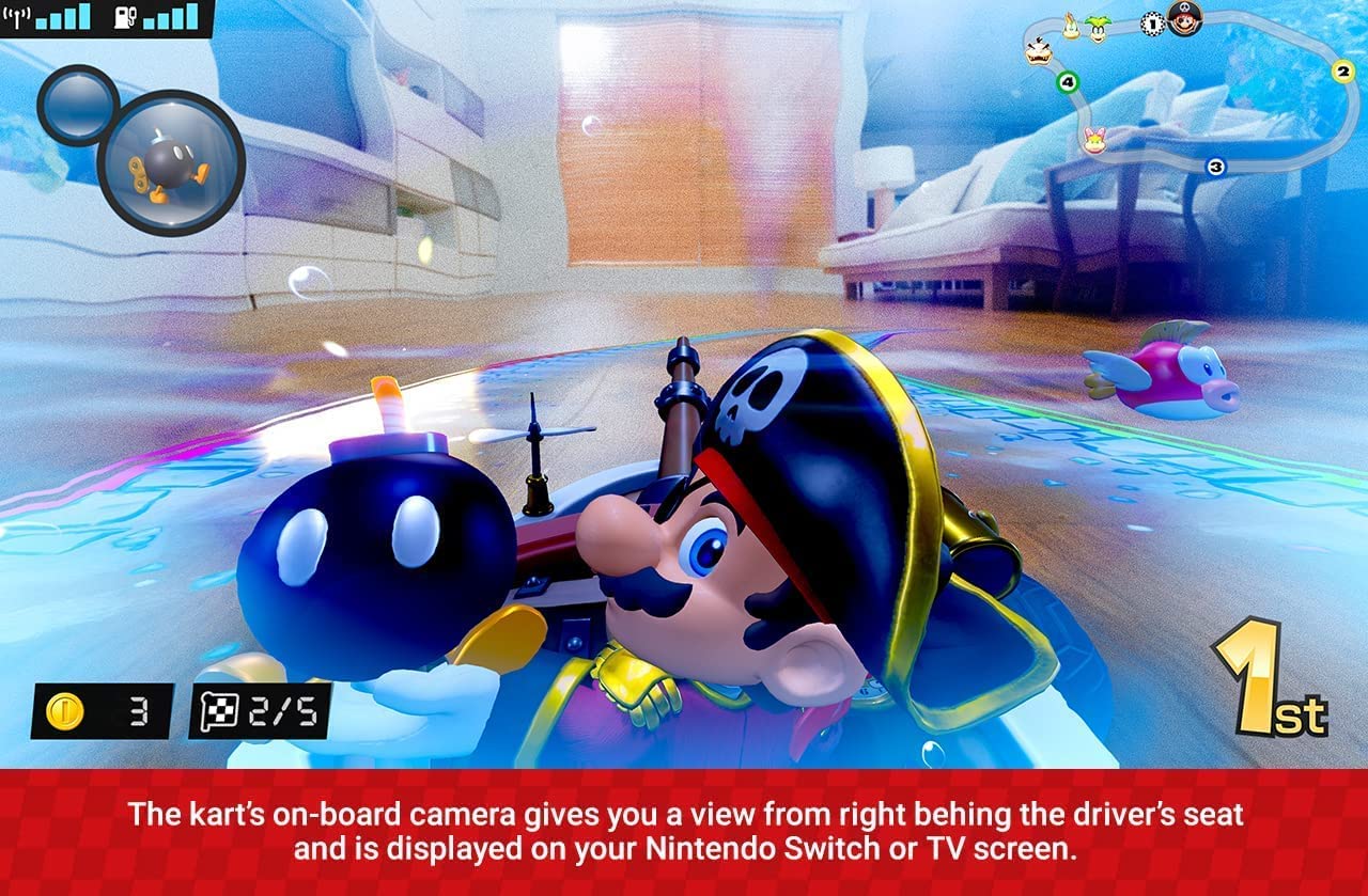 Mario Kart Live: Home Circuit - Luigi Edition for Nintendo Switch | AR Racing Game for Kids & Adults | Fun Indoor & Outdoor Play