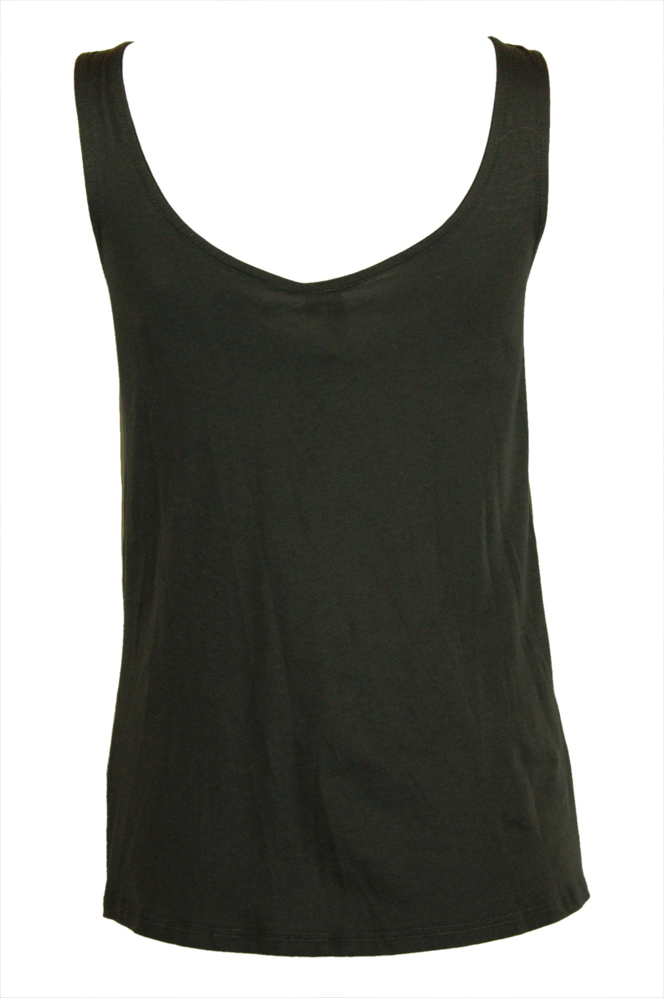 Michael Stars Women's Colorblock Leather Front Tank Top - Stylish Casual & Layering Essential for Summer Outfits, Beachwear, and Everyday Fashion